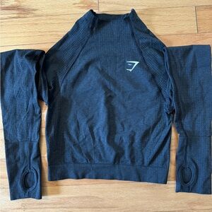 GYMSHARK Vital Seamless High neck Midi Top